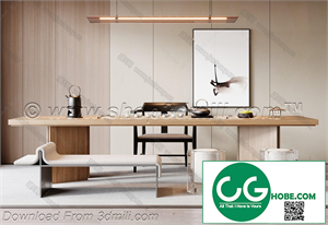 Tea Room 105 3D Model